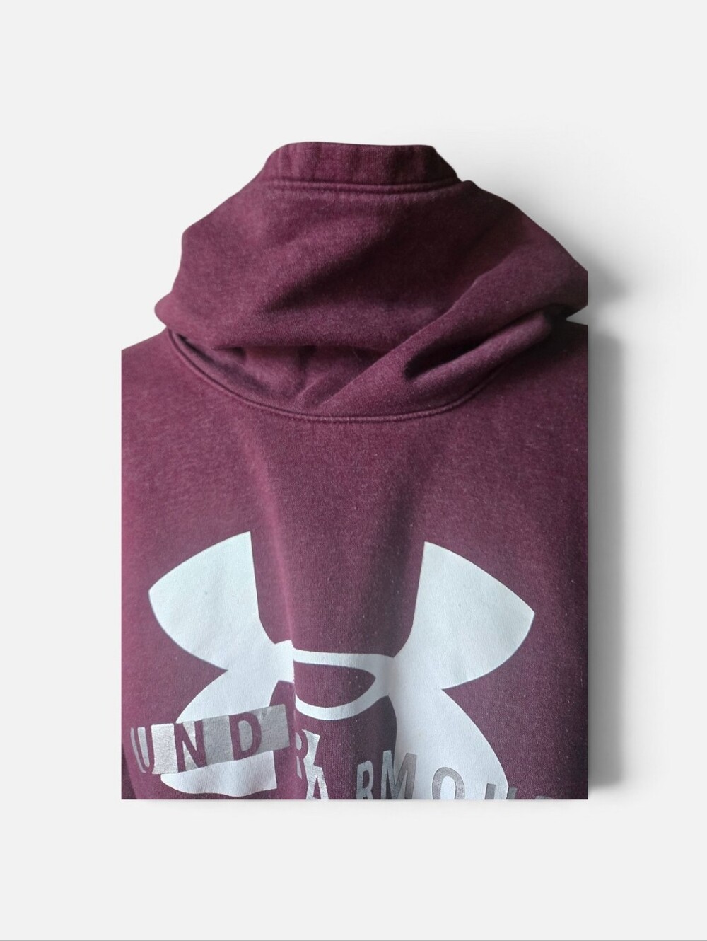Under Armour Women's Burgundy Cowlneck Cropped Hoodie